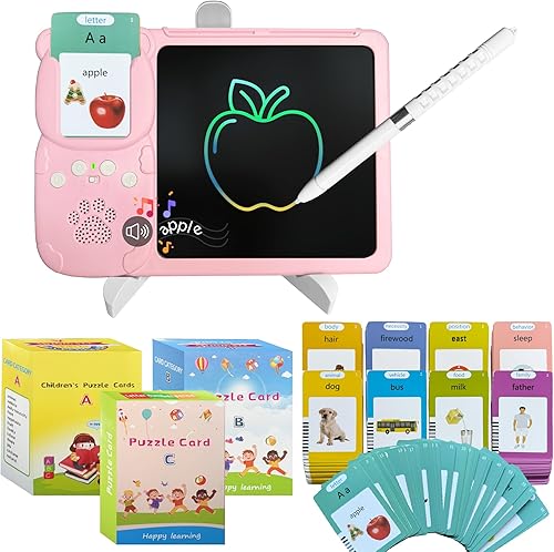 Tarjetas didácticas parlantes para niños pequeños Tableta de escritura LCD para niños Tableta de dibujo Juguetes para niños pequeños 510 Palabras