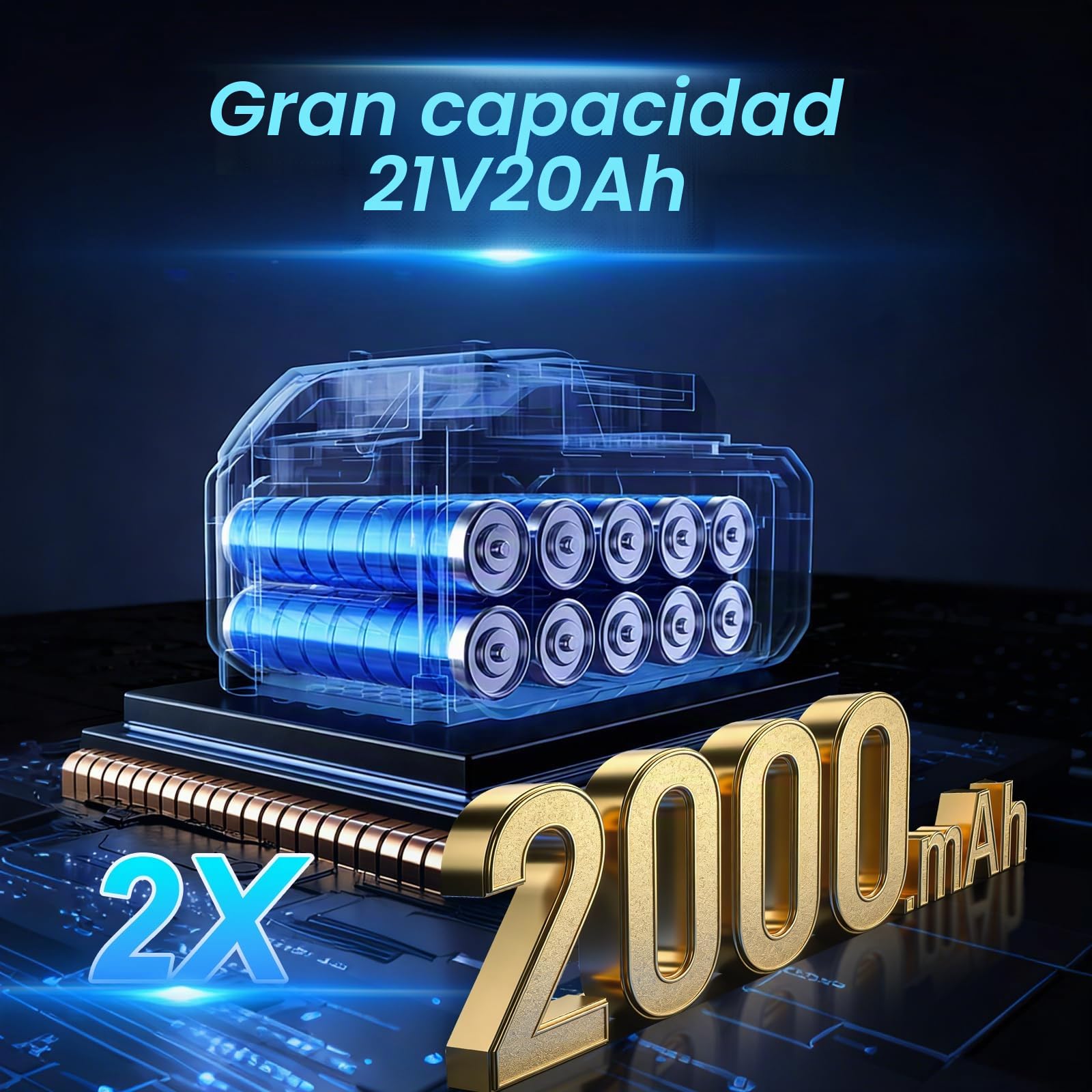 Sierra de calar inalámbrica, sierra de calar eléctrica con 2 baterías de 2,0 Ah, carrera de 24 mm, cortes a inglete ±45° y LED, sierra de calar eléctrica para madera, metal, plástico, compatible con b