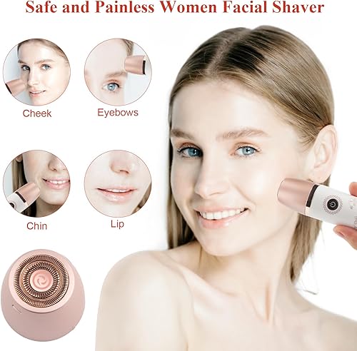 Miniatura 3 de EURYBIAS Afeitadora eléctrica 2 en 1 para mujer