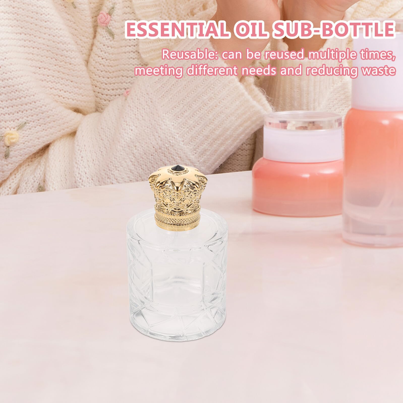 VALICLUD 3stücke Sprühflasche Aus Glas Nachfüllbar Transparent Für Parfüm Und Kosmetik Mit Feinem Sprühmechanismus Stoßfest Kompatibel Für Reisen Und Täglichen Gebrauch