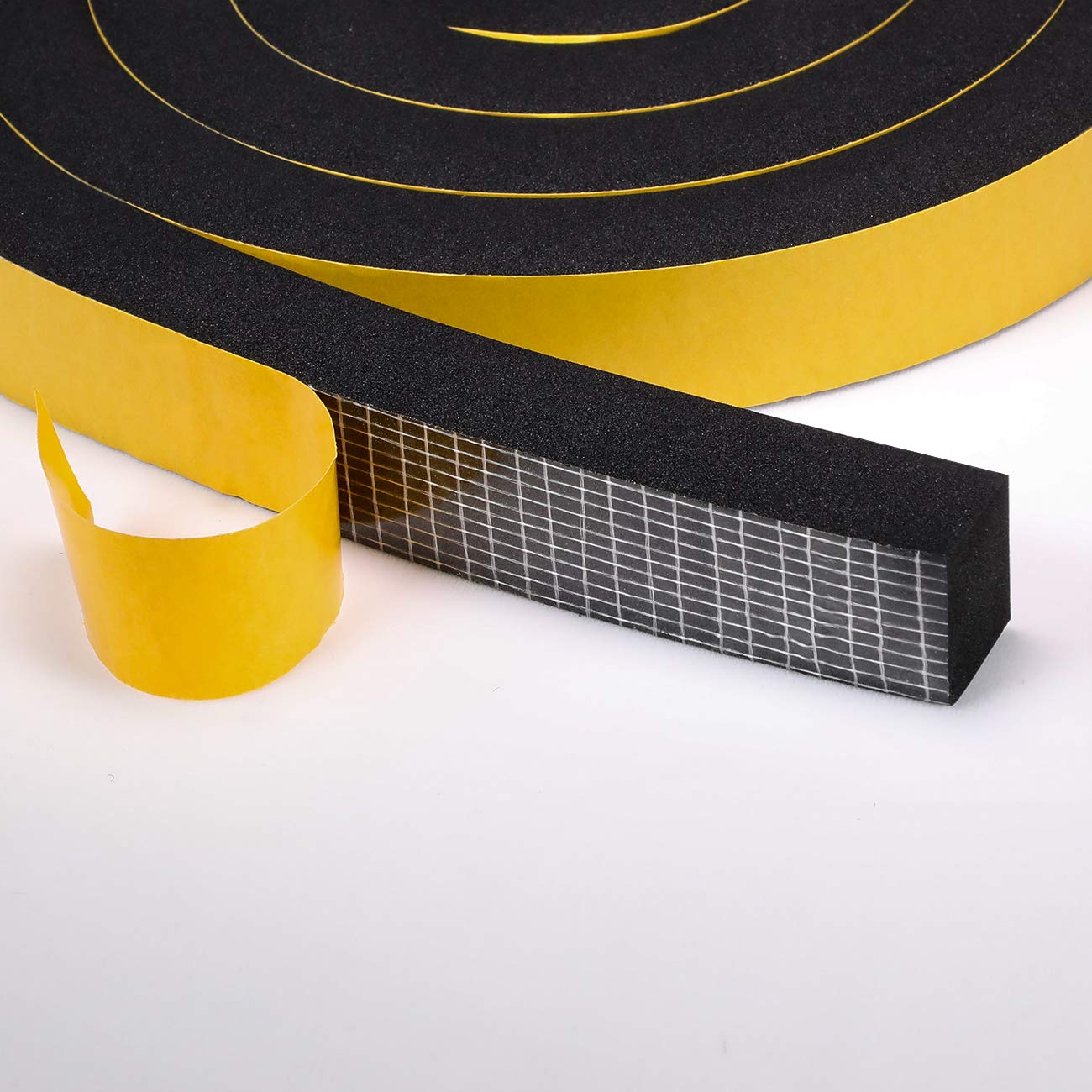 Buy Fowong Thick SelfAdhesive Foam Tape 25mm(W) x 20mm(T) Black