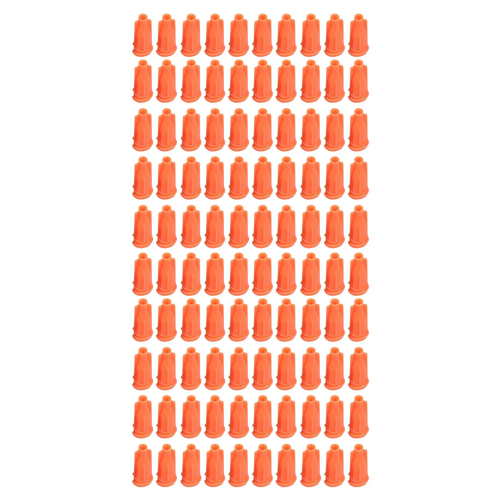 Alloneslife B Of 100 External Thread Dispensing Plugs Sturdy For Glues Syringes In Multiple Color Including Lack White Oranges Ulk Glues Dispensing Plugs