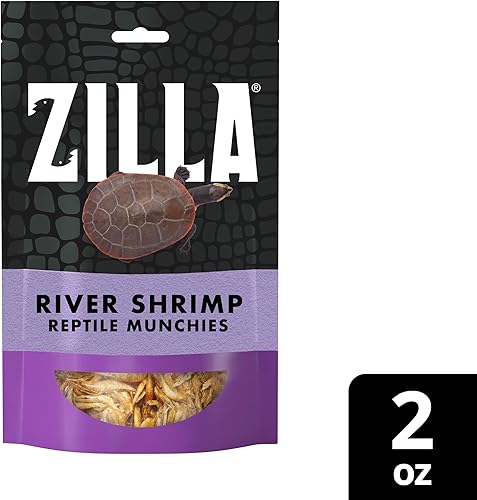 Miniatura 11 de Zilla Reptile Food Munchies - Camarones de río para tortugas, salamandras, ajolotes y peces tropicales grandes, 2 onzas