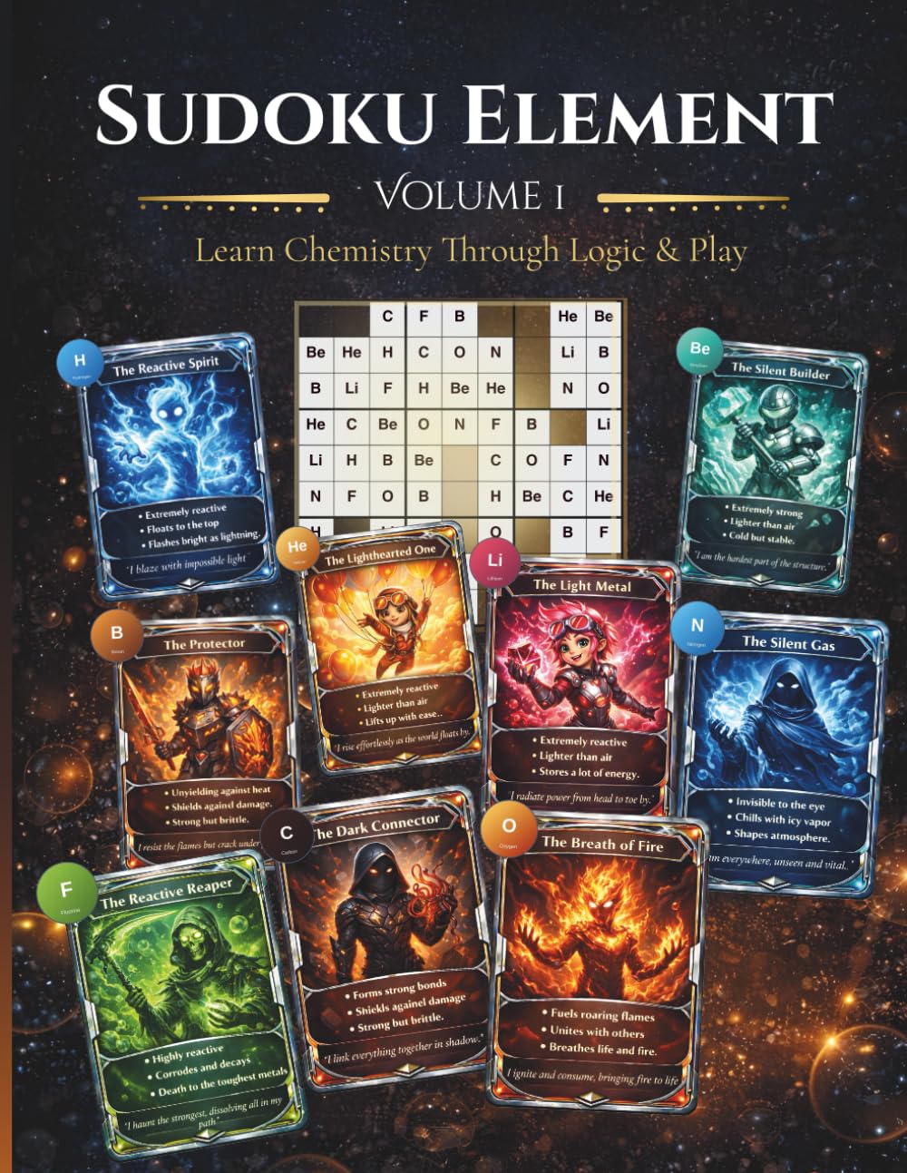 Sudoku Element: Volume 1: Learn Chemistry Through Logic & Play (Sudoku Element Series)