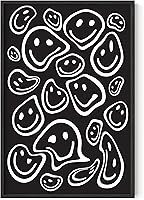 Vista 30 de Haus and Hues Póster de goma negra de David Michelangelo – Imágenes para decoración de pared de dormitorio, imágenes estéticas negras estéticas