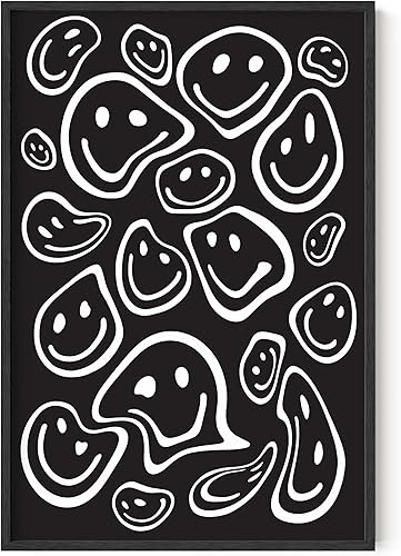 Miniatura 30 de Haus and Hues Póster de goma negra de David Michelangelo – Imágenes para decoración de pared de dormitorio, imágenes estéticas negras estéticas