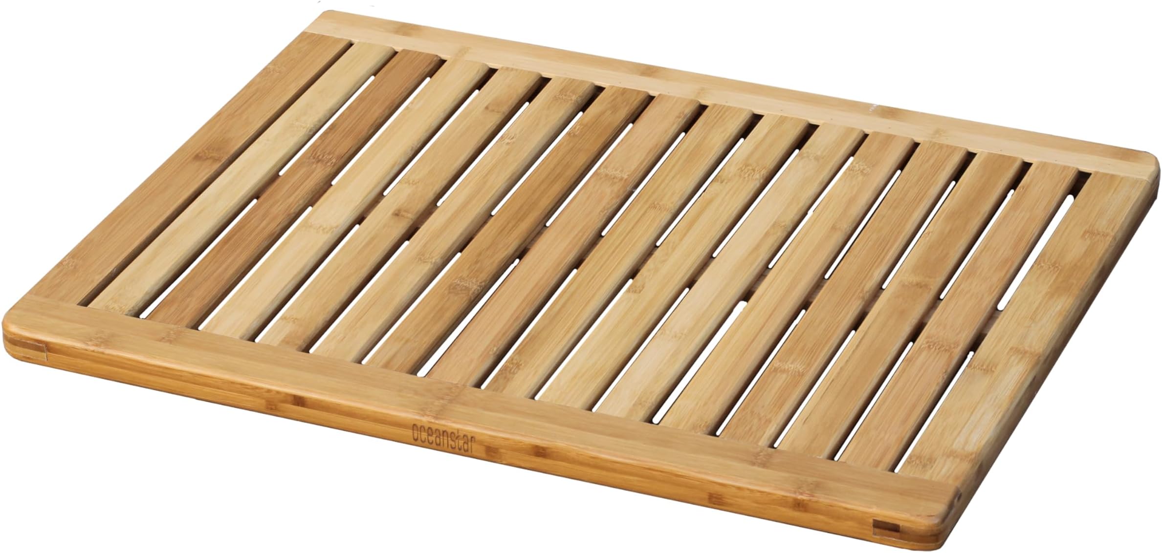 Oceanstar Bamboo Floor and Shower Mat