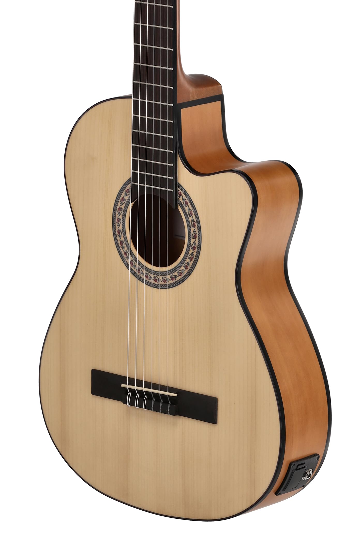 Chitarra Elettroacustica Caballero Principio Flamenco Cut Tavola Abete Massiccio Agathis Preamp ETC-4 CA-PM FE