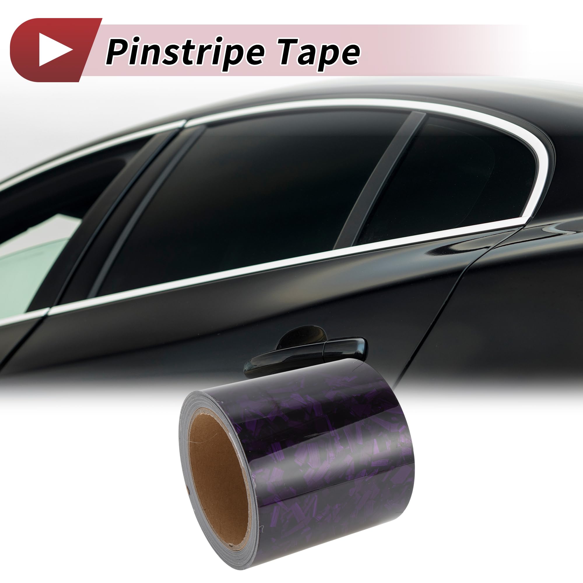 A ABSOPRO Nastro Pinstripe 10x900cm Texture Forgiati Decalcomanie Pinstripe Per Auto Moto E Barche Nastro Per Gare Adesivi Fai Da Te Viola 1 Pc