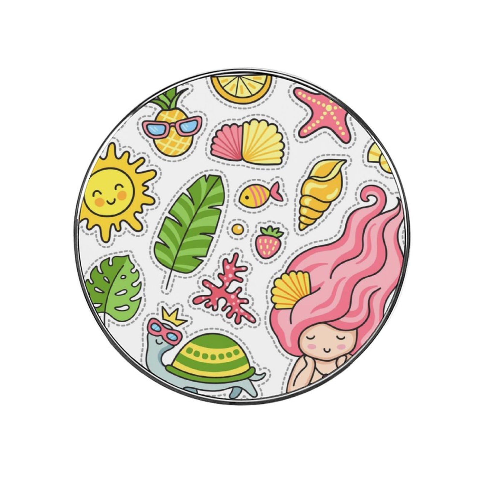 Cartoon Mermaid Magnets For Fridge Kitchen Decoration For Refrigerators Whiteboards