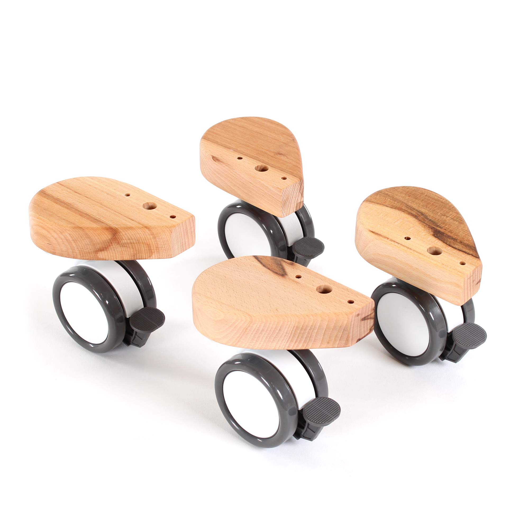 babybay Rollensatz Spezial mit Stoßschutz Kernbuche geölt