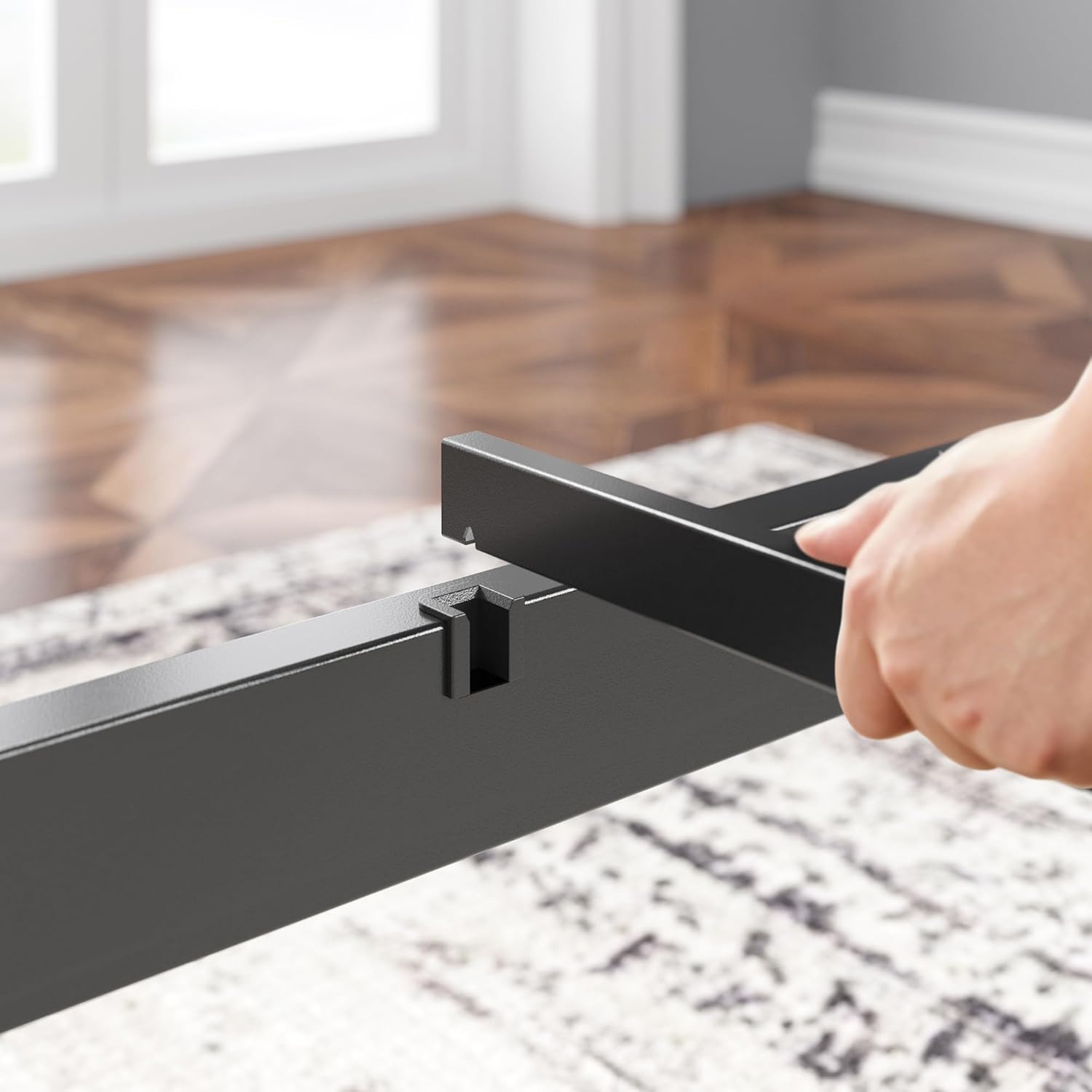 Zinus Nicholas Bed Frame dimensions diagram
