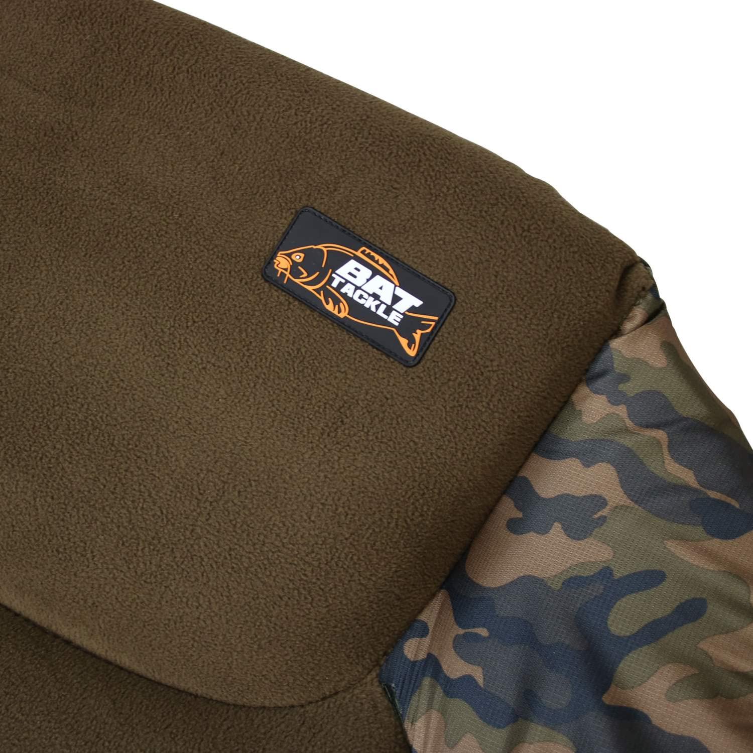 Camou Advance MK II 6-Bein Karpfenliege, 216x99cm | Fleece-Bezug & 60mm Kissen, 150kg Tragkraft, verstellbare Schlammteller-Beine, CamouTex, extra Breit