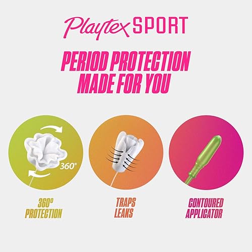 Miniatura 2 de Playtex Tampones deportivos con tecnología FlexFit super sin perfume 54 unidades paquete de 3