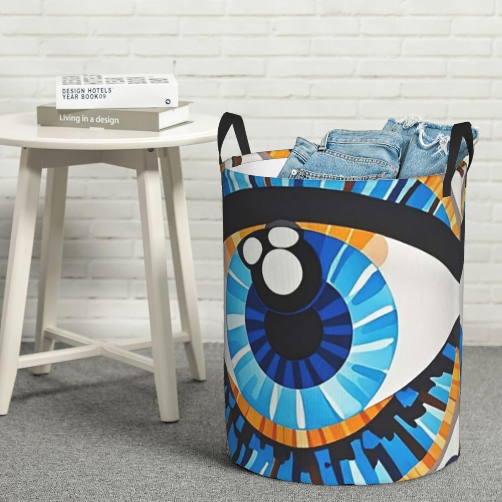 Panier à linge pliable imperméable Evil Eye grand sac de rangement