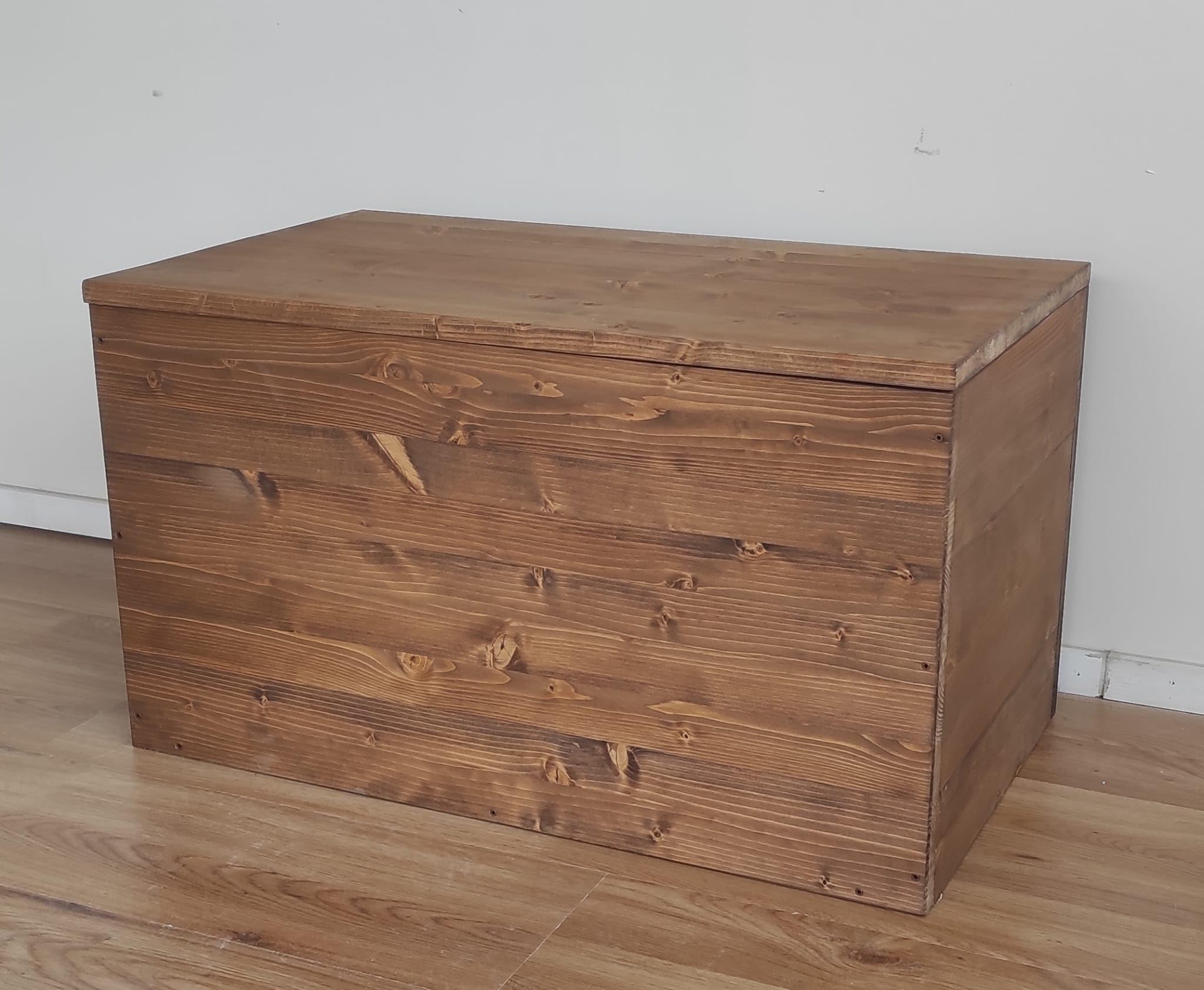 TOTAL WOOD 2012 Cassapanca panca contenitore porta legna 70x40x40cm color noce scuro