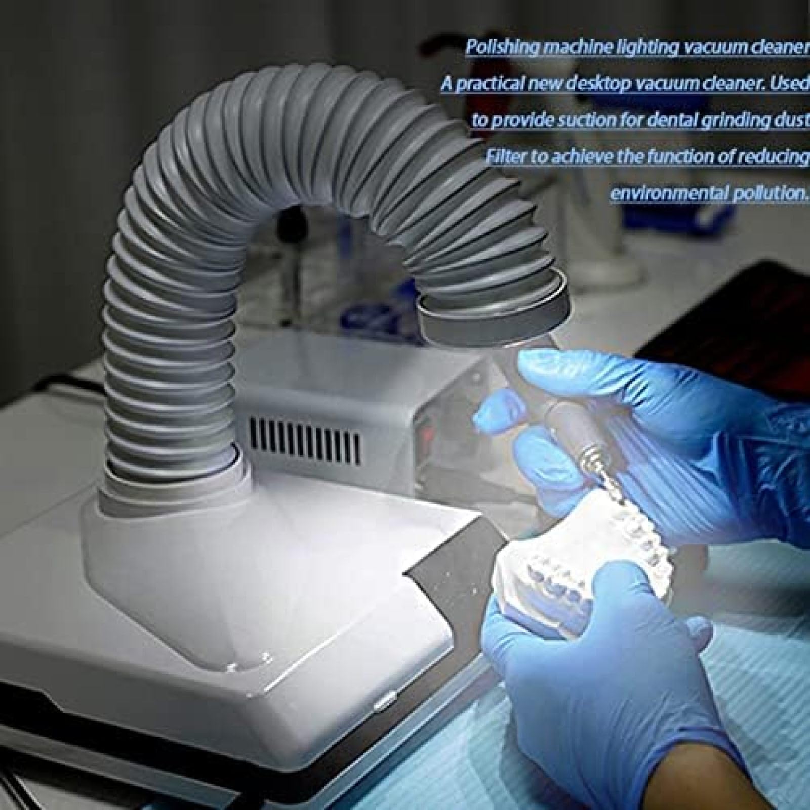 Aspirapolvere Aspiratore per Collettore di Polveri da 60 W, Attrezzatura per Laboratorio Odontoiatrico, per Uso Domestico E Professionale,YUYANAIAI