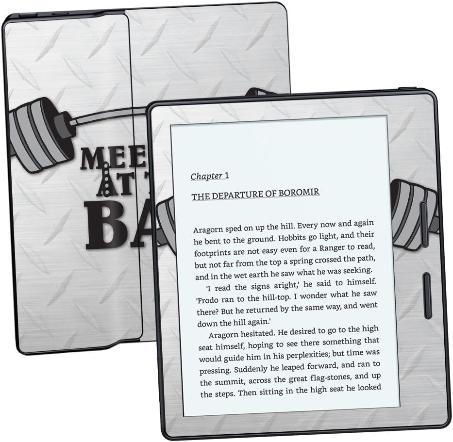 MightySkins Skin Compatible with Amazon Kindle Oasis 6" (8th Gen) - Meet Me at The Bar | Protective, Durable, and Unique Vinyl Decal wrap Cover | Easy to Apply, Remove | Made in The USA