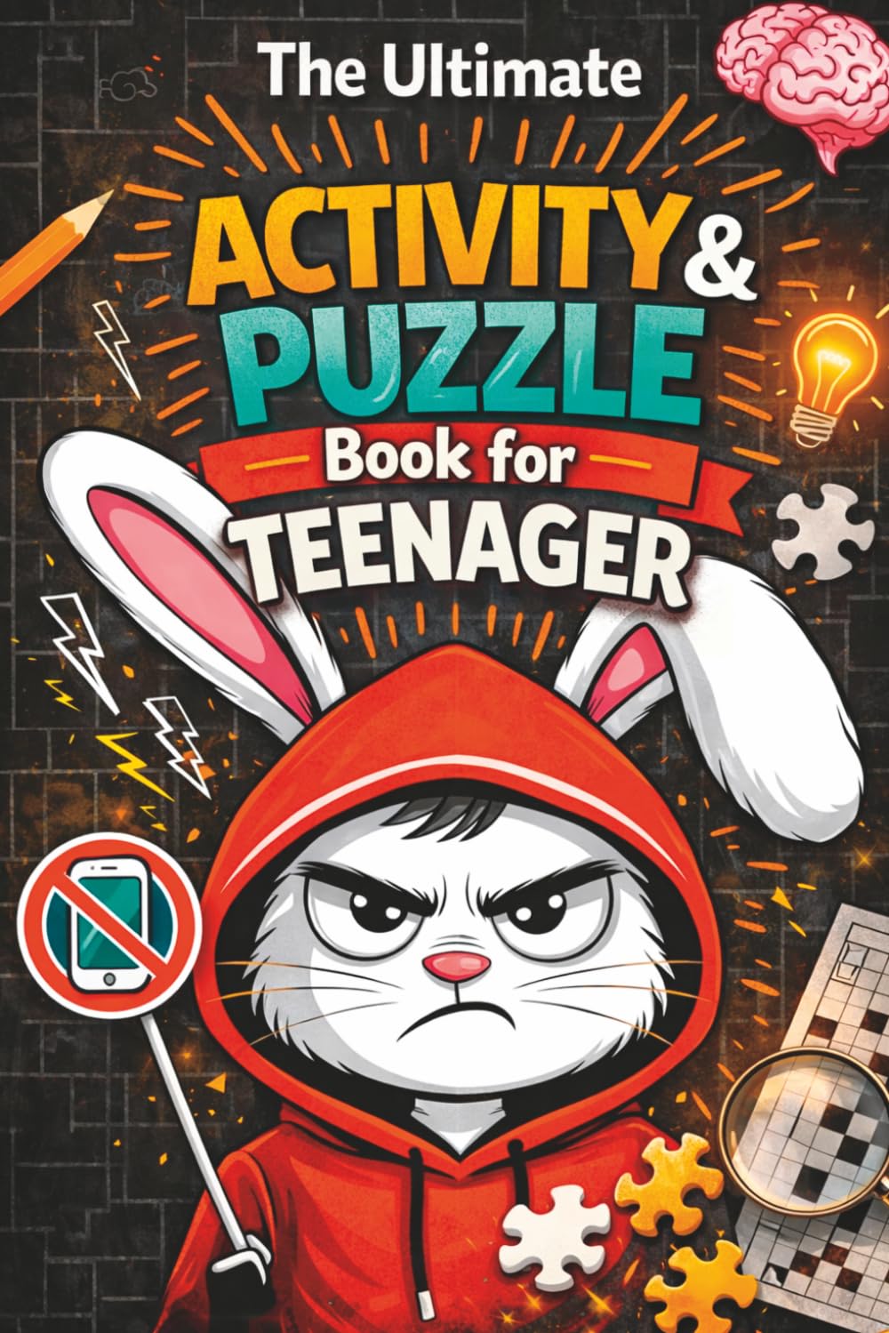 The Ultimate Activity & Puzzle Book for Teenagers: Brain Teasers, Logic Games, Challenges and Fun Activities – The Perfect Gift for Teens