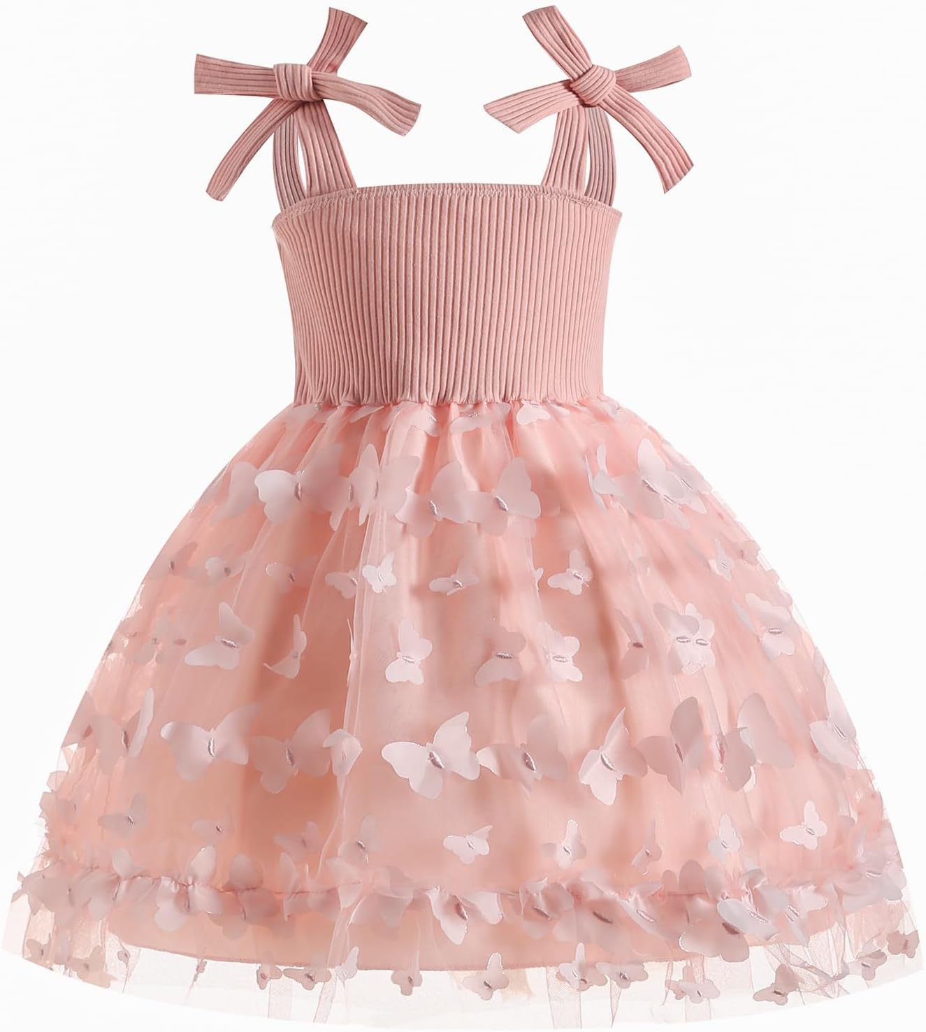 Little Girl Dress Flower/Dots/Butterfly Tutu Princess Dresses Summer Outfit 2-7 Years