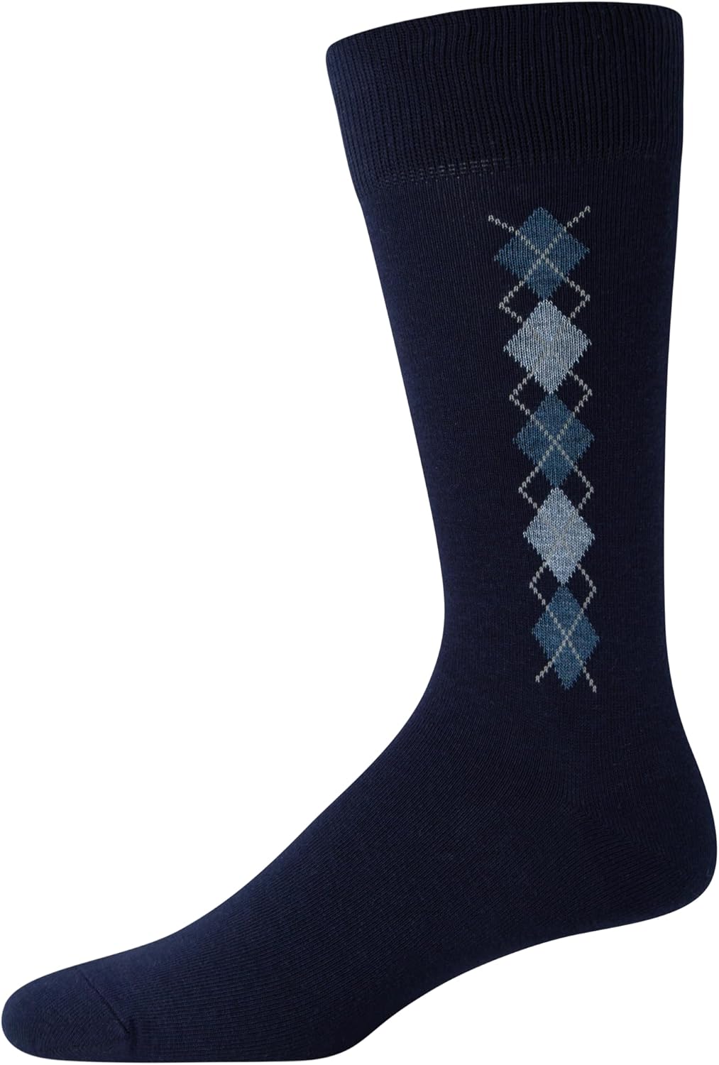 Calvin Klein Mens Dress Socks - 10 Pairs Soft Cotton Blend Crew Socks for Men - Classic Comfort Stay Up Cuff Mixed Pattern - Image 5