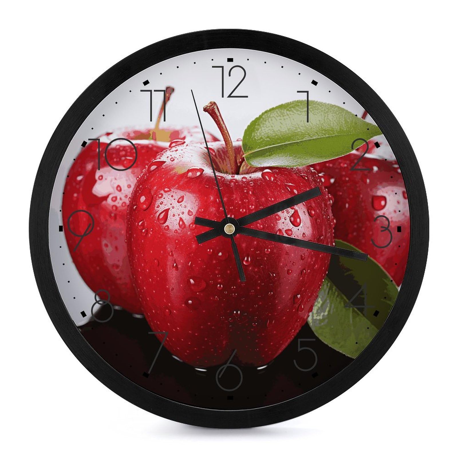 Horloge murale sans tic-tac pour chambre à coucher évitant les insomnies