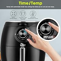 Vista 7 de Uten - Freidora de aire de color negro