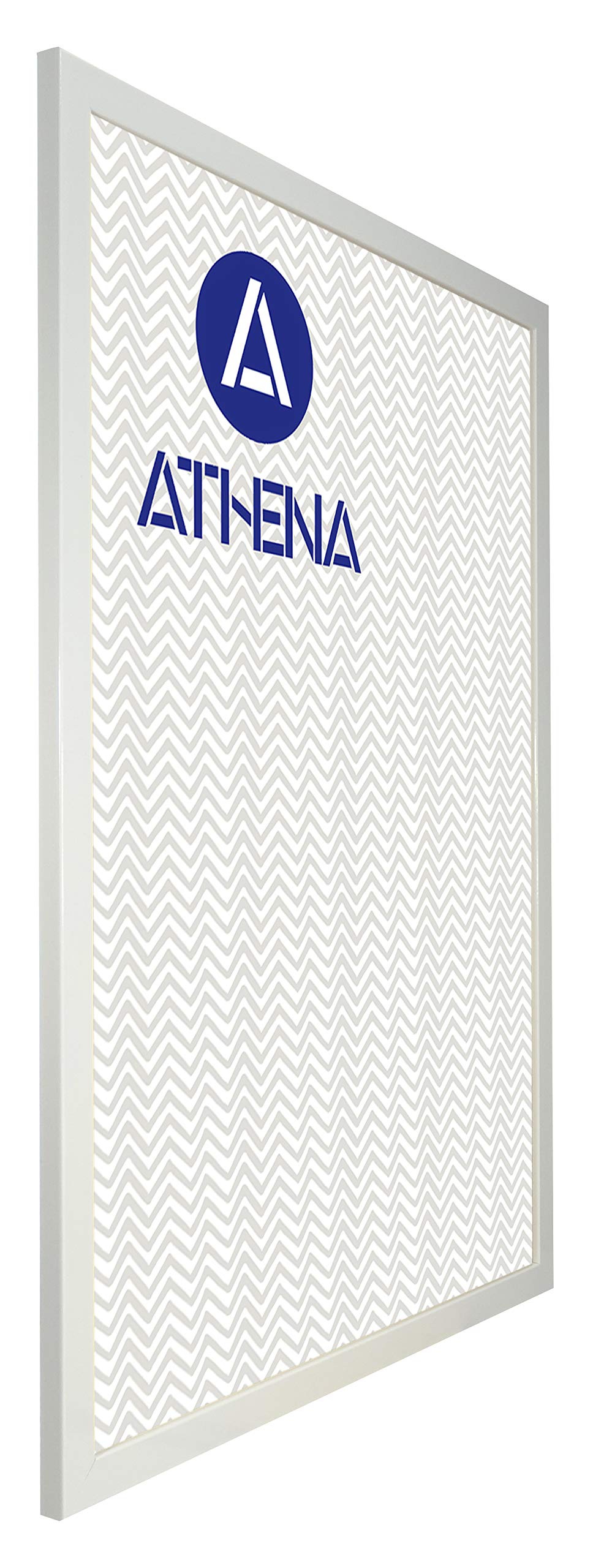 Vivarti Matt White Athena Picture Frame (60 X 80 Cm) Portrait Or Landscape Photo Frame With Clear Styrene Sheet & Wall Mounted Hook For Photos, Pictures, Posters, Decor, Certificate Frame