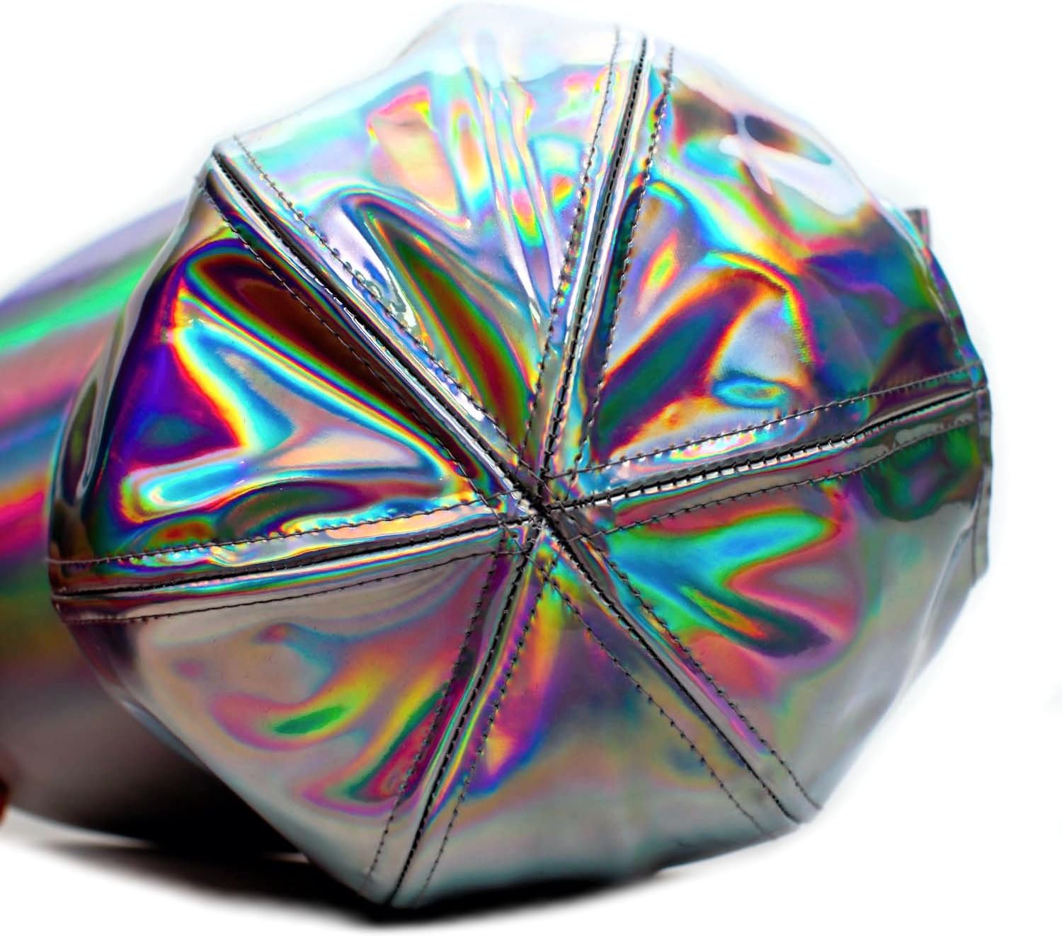 80s Future Hat Curved Bill Rainbow Marty McFly Hat Cap Adult - Image 4