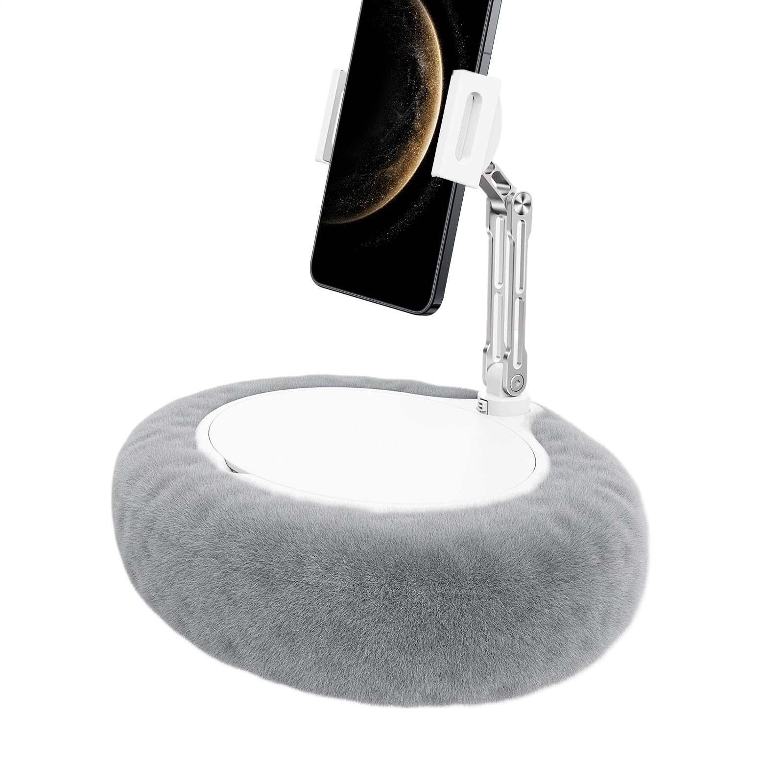 Genérico Supporto per tablet con cuscino, supporto per telefono a | Supporto girevole per scrivania e toeletta