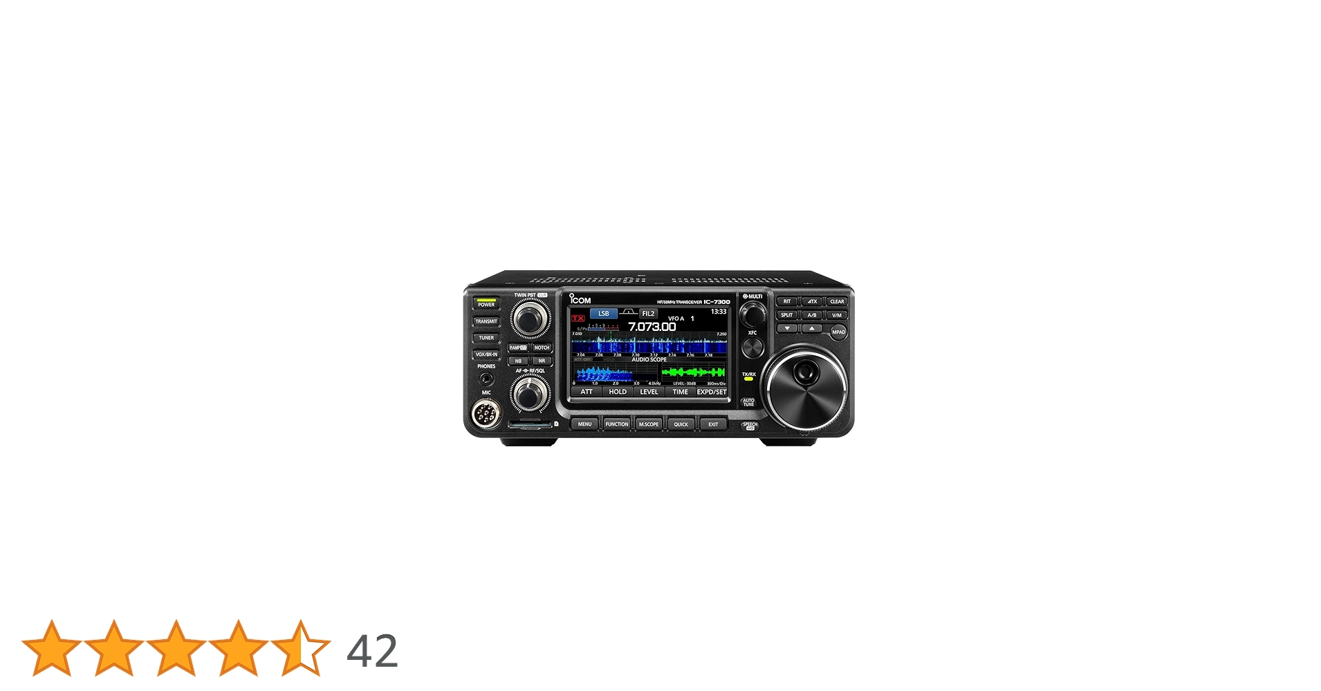 トランシーバー Icom IC-7300 HF/50MHz IC-7300 (100Wバージョン) HF+50MHz(SSB/CW/RTTY/AM)トランシーバー