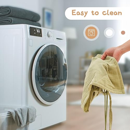 Miniatura 6 de Cubierta de lactancia de muselina para lactancia materna del bebé, Verde