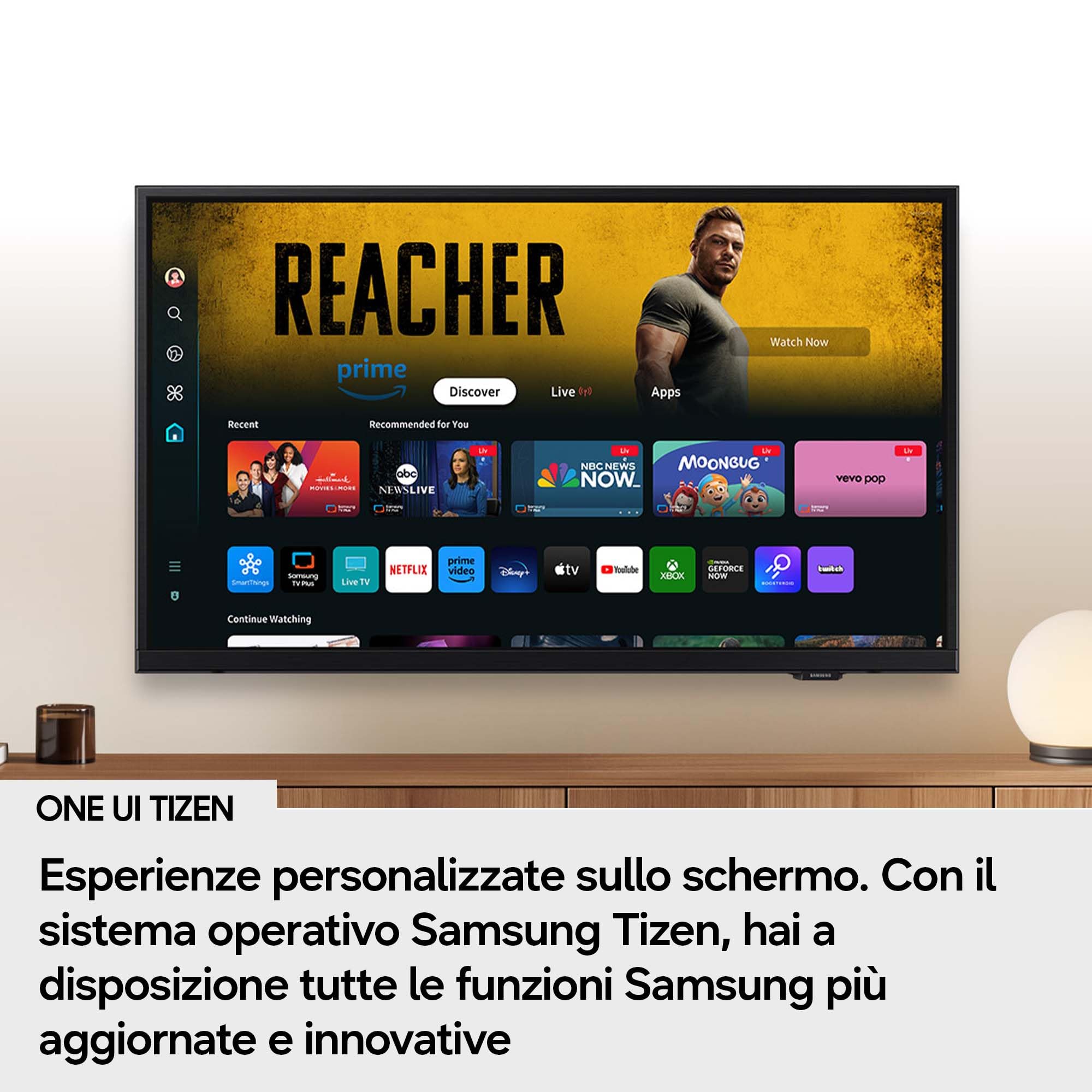 Samsung Smart TV 32" QE32Q5FAAUXZT QLED, Full HD, Real QLED, Quantum HDR, Contrast Enhancer, OTS Lite, Adaptive Sound, Gaming Hub, Slim Look Design, Edizione Speciale PACCHETTO INTRATTENIMENTO, 2026