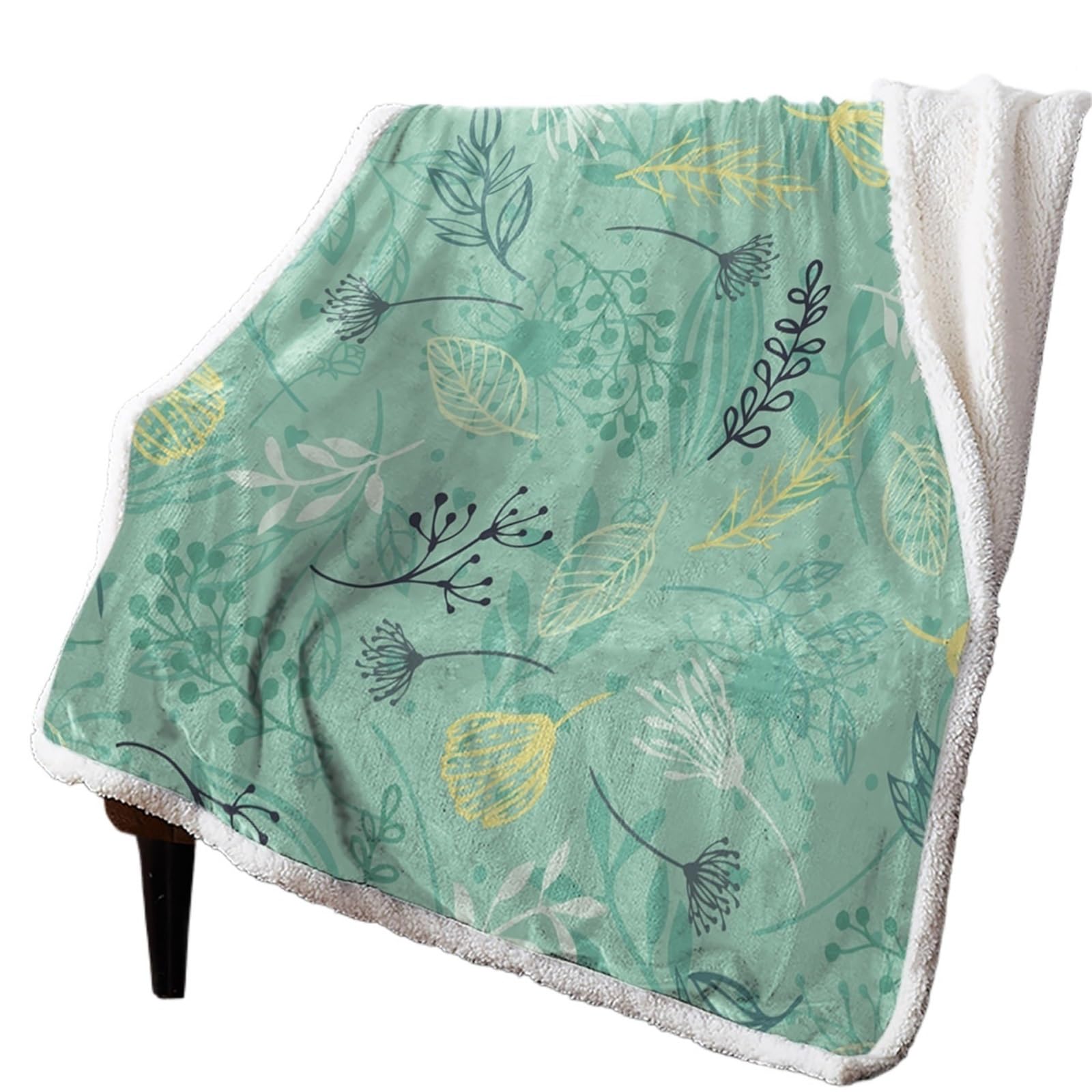 Couverture de lit hiver chaud style vintage pour stopper le froid nocturne