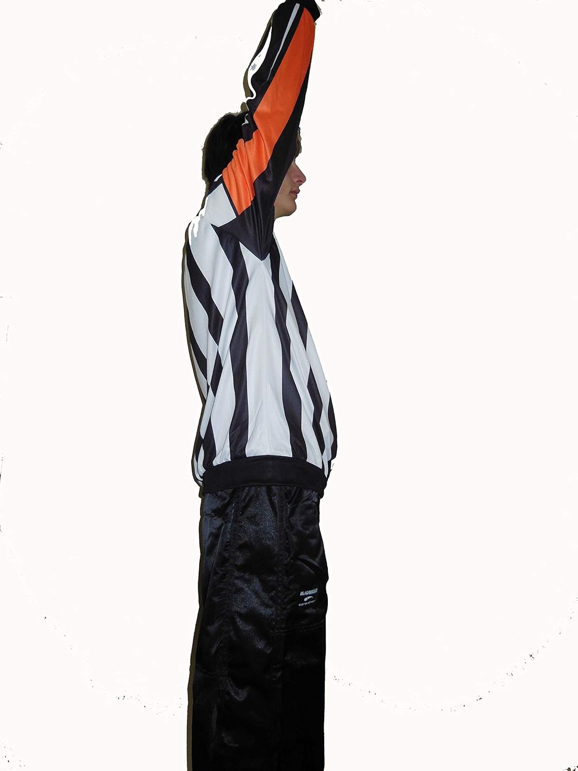 Black Biscuit Sublimated Referee Hockey Jersey