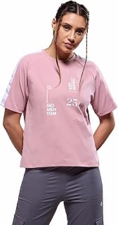 TECHNOSPORT Women Polyester Oversized Graphic Print Half Sleeve T-Shirt with Technocool+, SPF50+ for Gym, Sports and Regular Use-picture-17