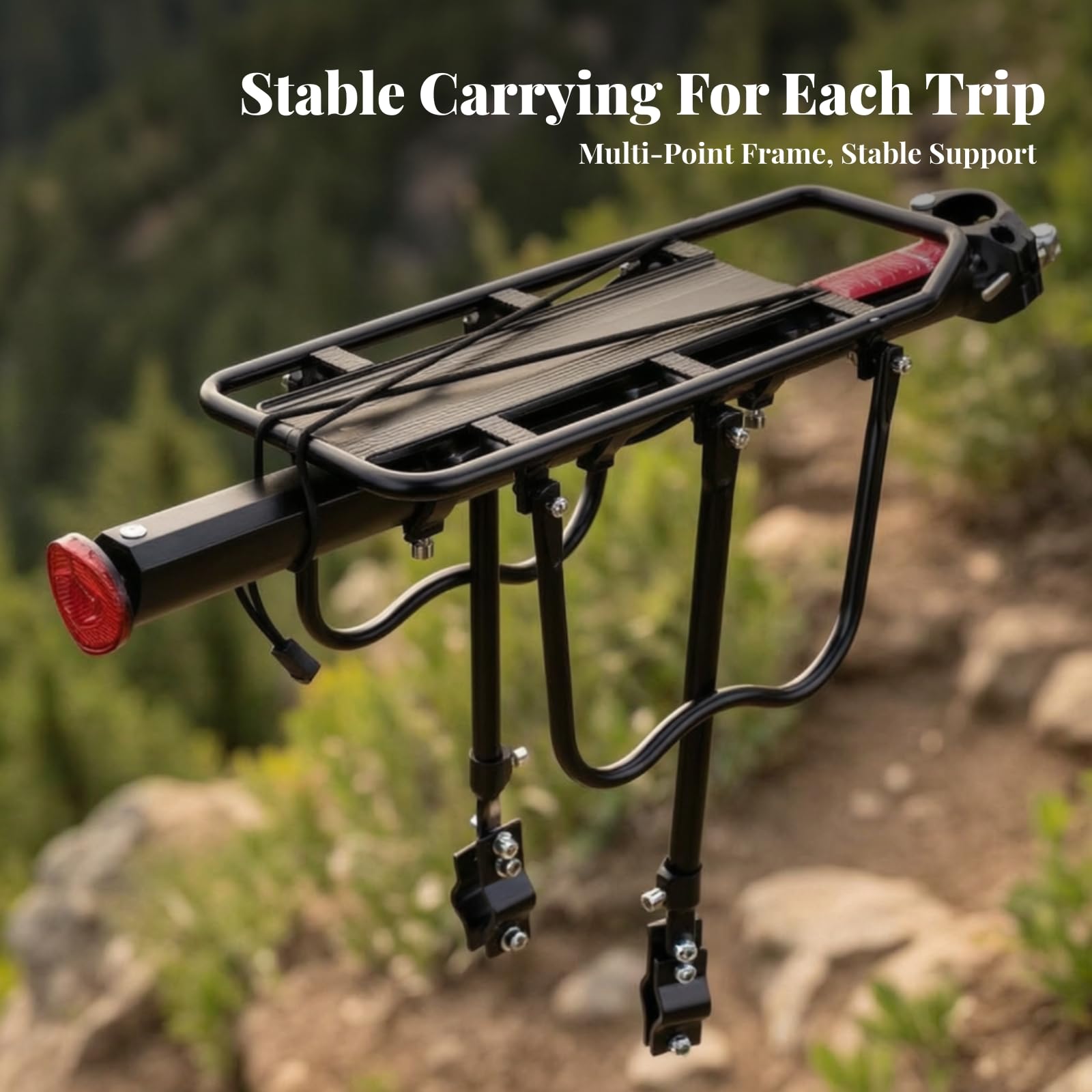 Porte-Bagages Vélo Réfléchissant