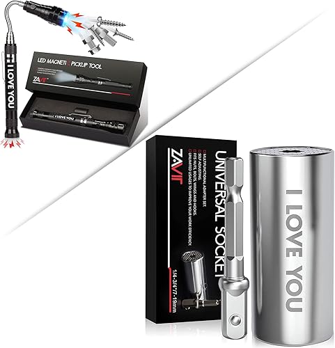 Miniatura 1 de ZAVIT Enchufe universal I LOVE YOU,I Love You"Herramienta de recolección magnética con LED, rellenos de calcetines de Navidad, regalos del día de