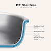 Sartén All-Clad D3® de acero inoxidable de 12 pulgadas con tapa, fabricada en EE. UU., apta para horno e inducción 5