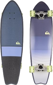 Quiksilver Fishtail Cruiser Skateboard 32 Inch Durable Skateboard for Boys, Girls, Kids Ages 8+ Stylish Design, Smooth Ride, Beginner Friendly Cruiser