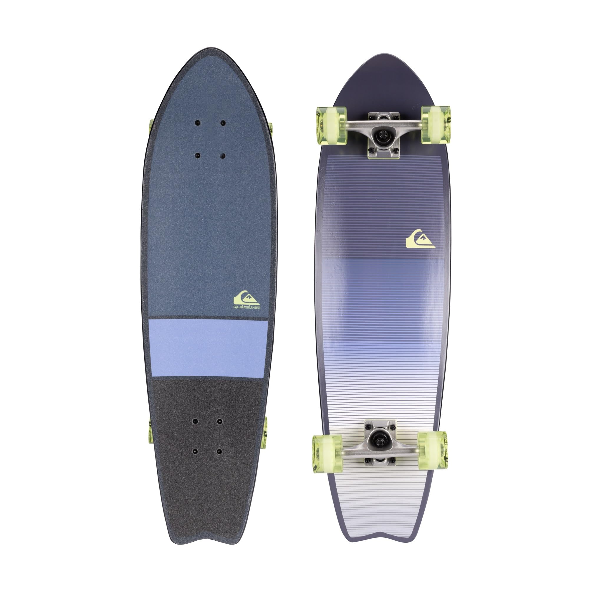 Quiksilver Fishtail Cruiser Skateboard 32 Inch Durable Skateboard for Boys Girls Kids Ages 8 Stylish Design Smooth Ride