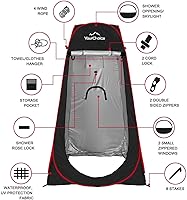 Vista 3 de Your Choice Pop Up Privacy Shower Tent - Portable Changing Tent for Camping, Beach & Hiking - 6.2FT Lightweight with Carry Bag, Quick Setup & Full