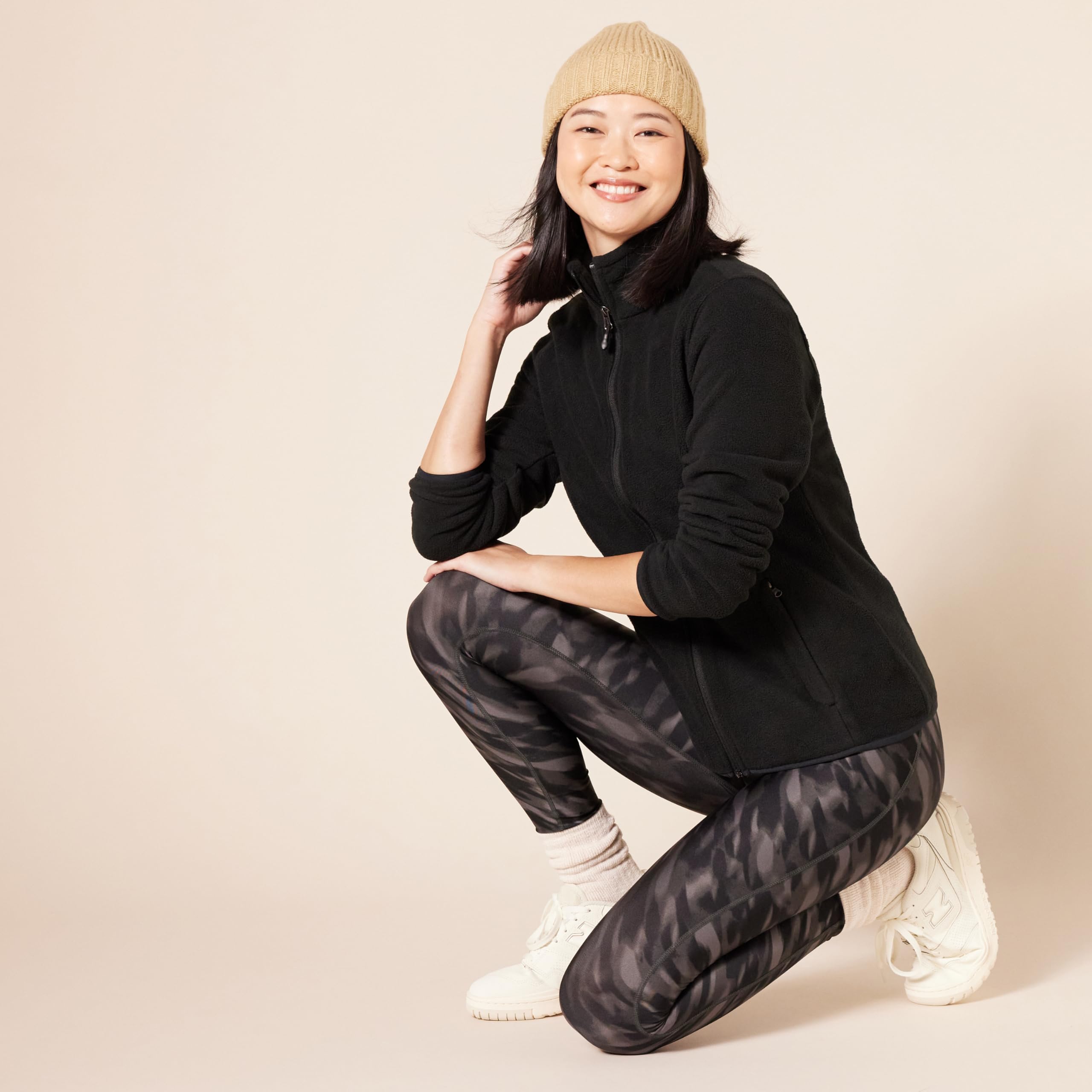 Amazon Essentials Giacca in Pile Morbido con Cerniera Intera Classico (Disponibile in Taglie Forti) Donna