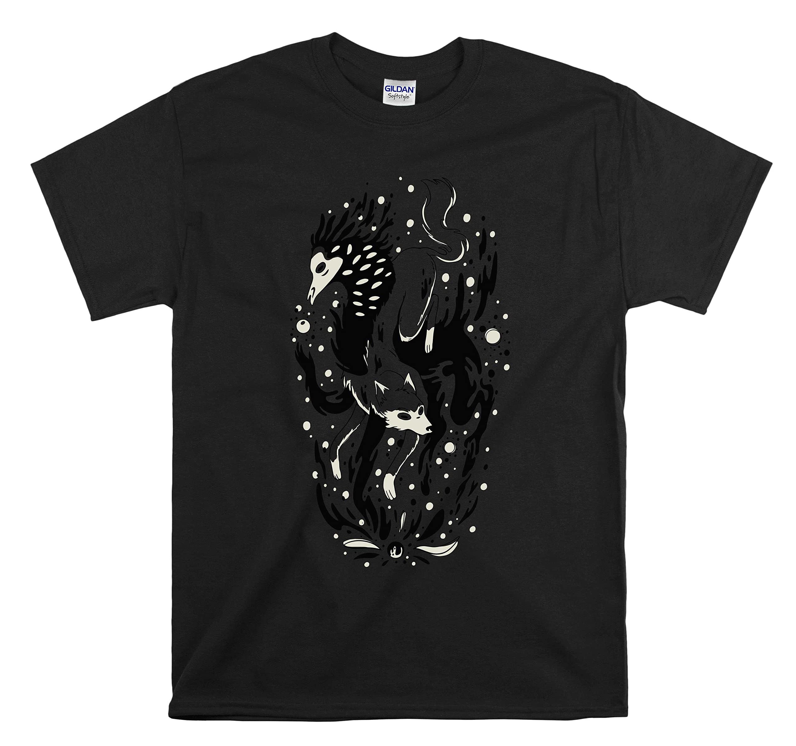 T-Shirt Wolf Sketch Piton 7 Noir idéal pour vos sorties urbaines
