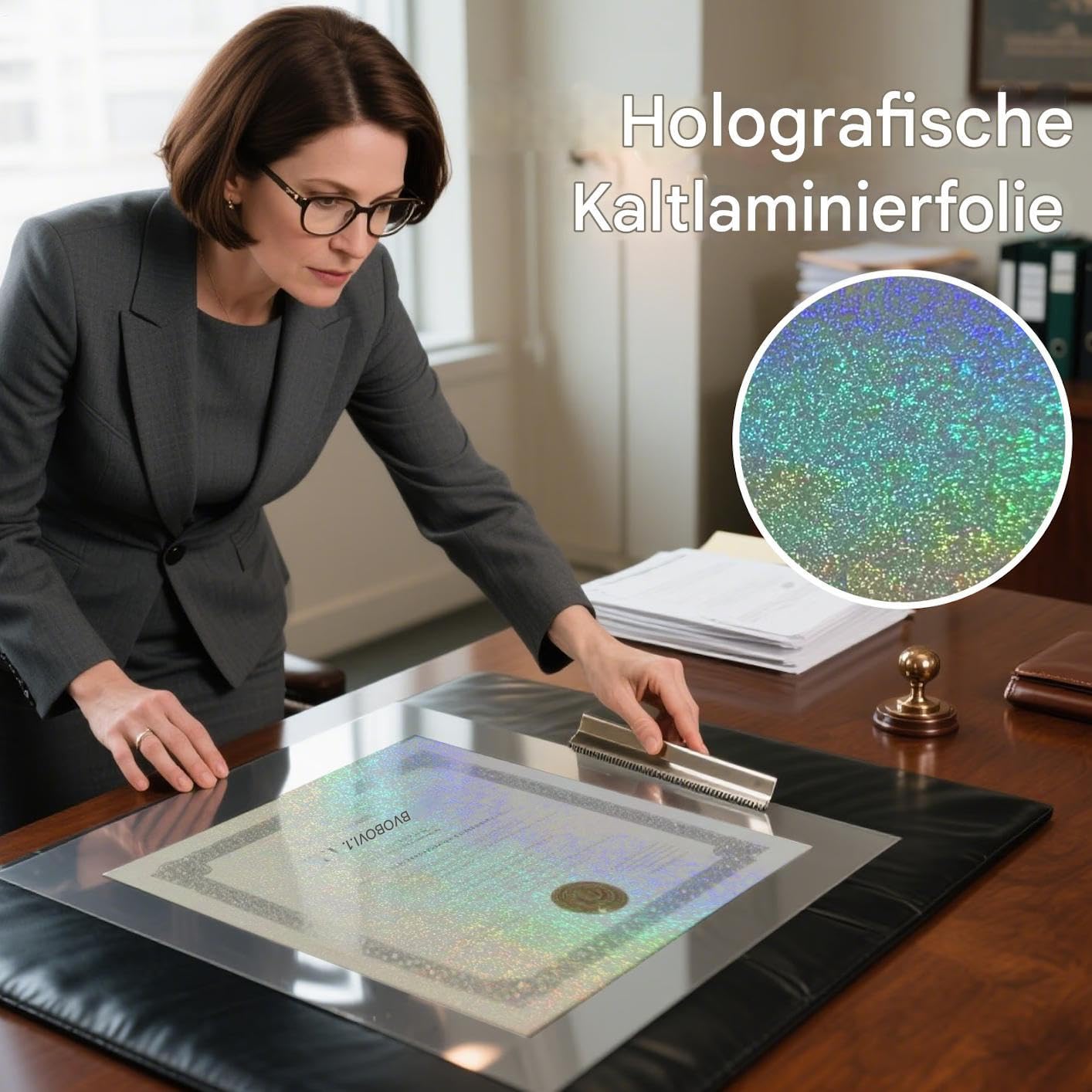 Błyszcząca folia do laminowania – hologramowa folia samoprzylepna A4, 20, wodoszczelna, łatwa do cięcia, dla młodzieży, dorosłych, nauczycieli, uczniów, projektów rękodzielniczych