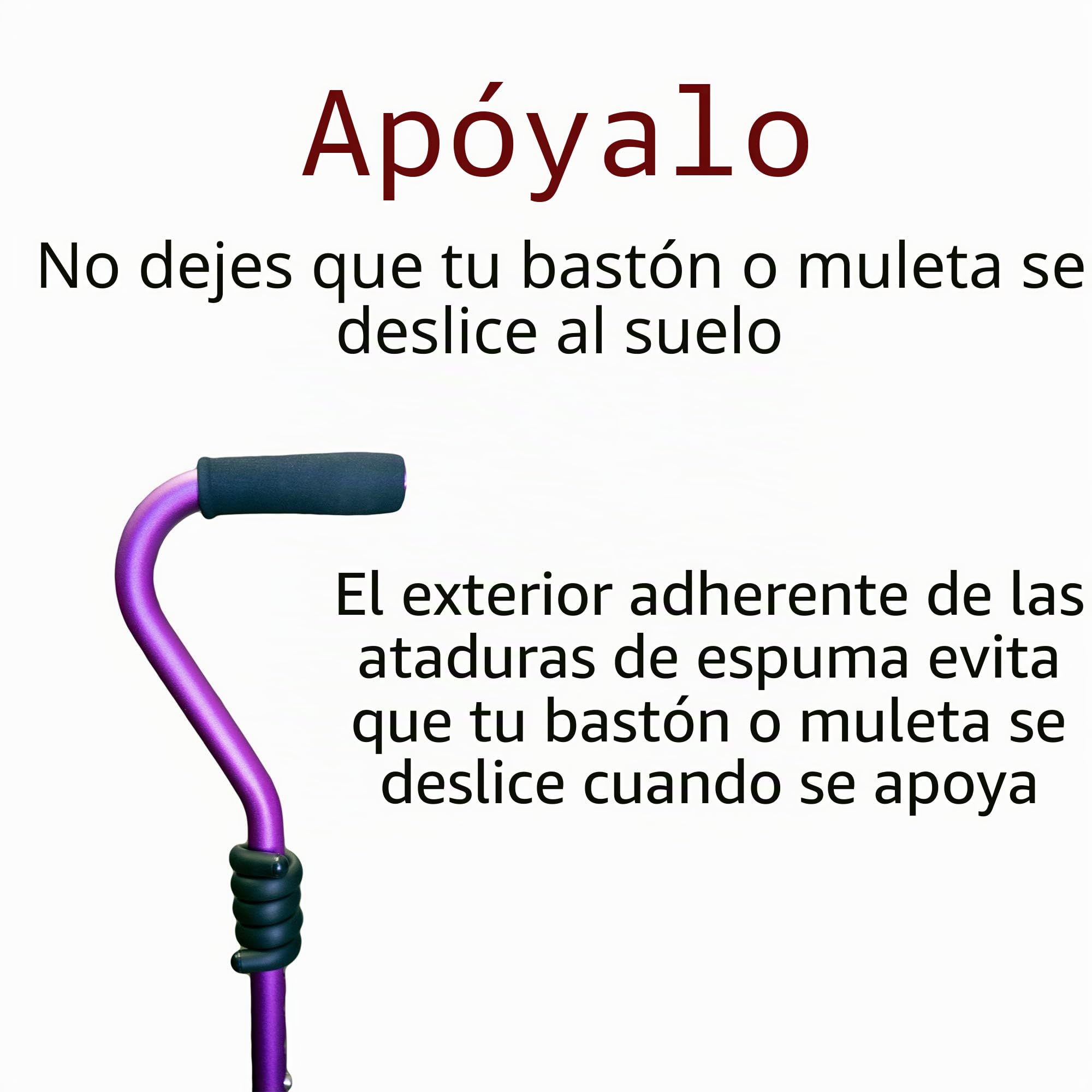Crutcheze Soporte para bastón, paquete de 3, sostiene bastones al alcance, soporte para bastón, muletas y accesorios para bastón, soporte para agarrador de alcance, accesorio para andador