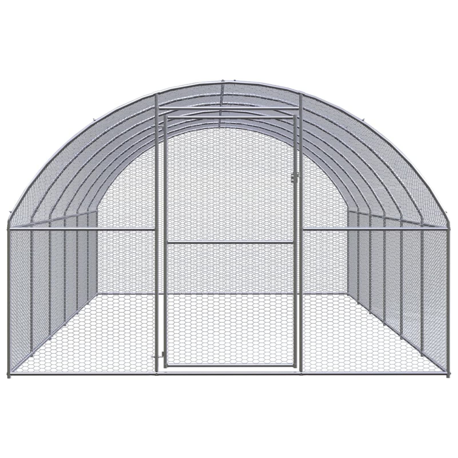 Chusui kurnik klatka dla kurcząt na zewnątrz kurnik kurnik kurnik dla kur kurnik na zewnątrz kurnik na zewnątrz kurnik 3x6x2 m stal ocynkowana lub