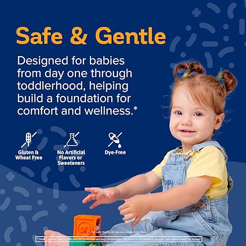 Miniatura 4 de Biostime Gotas probióticas de vitamina D y cólicos para bebés recién nacidos a 3 años  Valores 100% diarios Vitamina D para apoyo óseo e