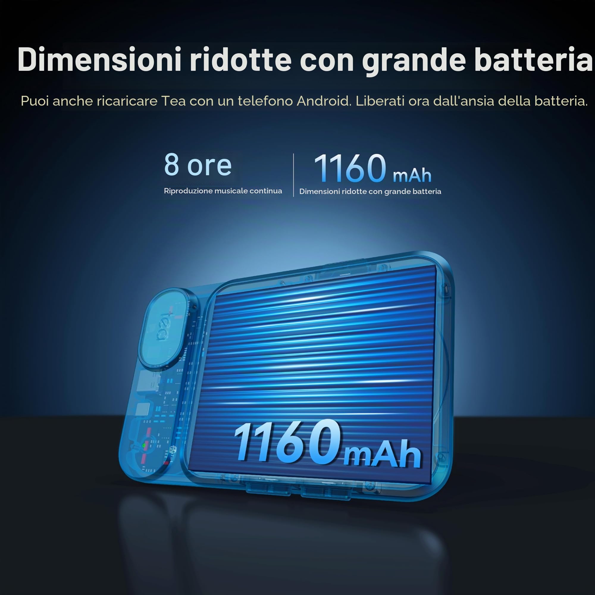 khadas Tea Amplificatore Bluetooth per Cuffie Portatile HiFi DAC USB 32bit/384kHz, LDAC/aptX HD, MQA, DSD, PCM, Bluetooth 5.0, Ess ES9281ACPro, Qualcomm QCC5125 (Grigio)