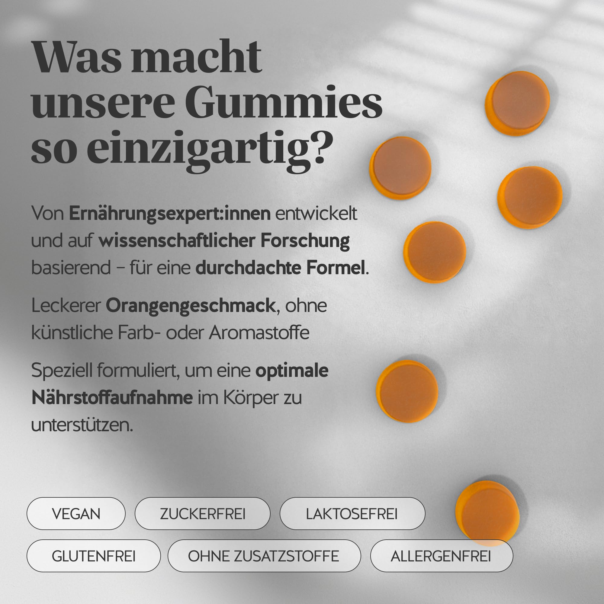 Bears with Benefits - Gummibärchen Vitamin C - Stoffwechsel - 60 Stück